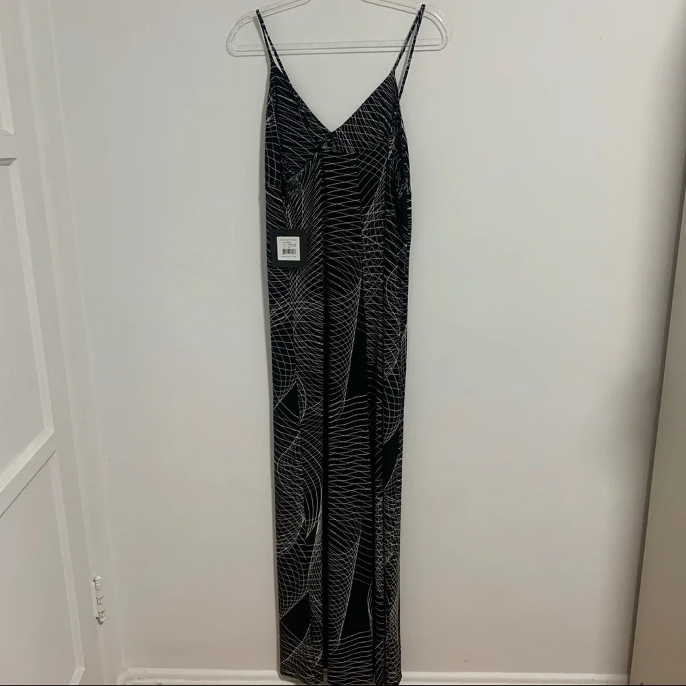 New Norma Kamali slip jumpsuit in Electric circus black Size XL - Picture 6 of 7